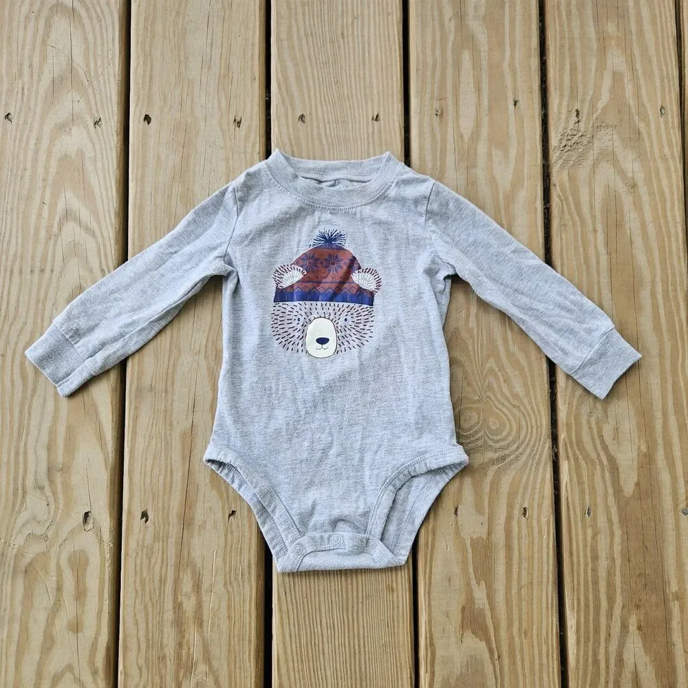 Carter's Baby Boy 2-Piece Winter Bear Knit Outfit 18M